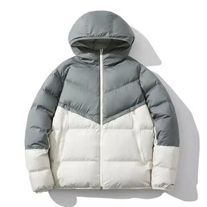 Wholesale Men's High Street Style Waterproof Windproof Breathable Winter Outdoor Puffer <b>Jacket</b> with Custom Logo - Product Image 1