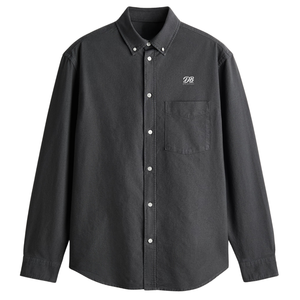 Chemise Oxford à coupe classique pour homme, manches longues, en coton, boutonnée, décontractée, élégante, pour le bureau, classique, pour tous les jours - Product Image 1