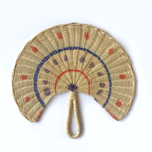 Nature-inspired wall decoration items natural rattan handheld <b>fans</b> competitive price <b>hand</b> <b>fan</b> - Product Image 2