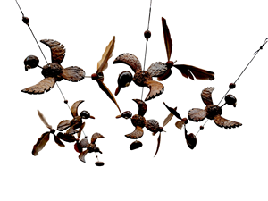 Campana de Viento de Madera con Diseño Animal, Hecha a Mano, Tallada, Estilo Tradicional Moderno, Hecha en Tailandia, Regalos y Recuerdos, 300 MOQ - Product Image 6