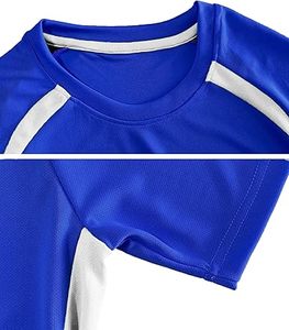 Uniforme de Fútbol para Niños Color Azul al por Mayor, Conjunto de Pantalones Cortos Disponible con Logotipos y Números Personalizados para Escuelas y Uniformes Deportivos - Product Image 3