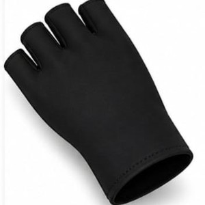 Gants de cyclisme d'hiver demi-doigts en cuir respirant pour homme, style universel pour la course à vélo - Product Image 3