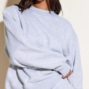 Custom Printed Top Black Women's Cotton Sweatshirt Women Loose and Leisure Classic Crew <b>Pullover</b> - Product Image 6