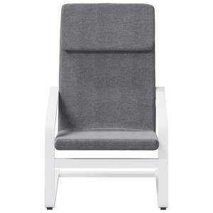 Sillón Relajante para Sala de Estar en Gris Oscuro y Blanco - Product Image 4