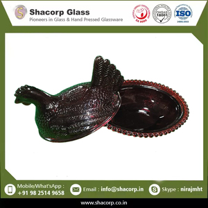 Recipiente Decorativo de Vidrio Premium con Plato, Hecho a Mano, para Almacenamiento en la Cocina - Product Image 6