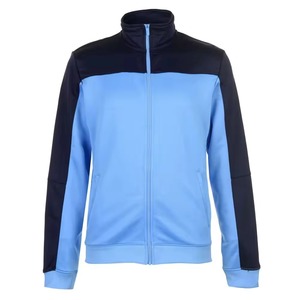 Ensemble de survêtement unisexe personnalisé à prix de gros, fermeture éclair intégrale, couleur unie, respirant et léger, deux pièces, idéal pour l'entraînement ou le quotidien - Product Image 4