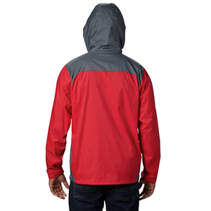 Veste de pluie imperméable pour homme, grande taille, tailles personnalisées, col montant, noire, coupe-vent, pour l'extérieur – Meilleures ventes - Product Image 2
