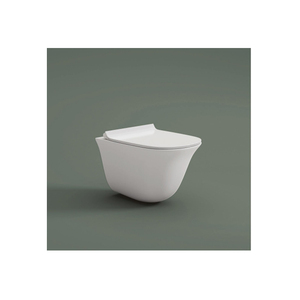 WC mural au design moderne, articles sanitaires en céramique sans rebord, une pièce, directement en usine, pour usage hôtelier et hospitalier, bidet pour - Product Image 5