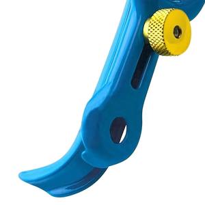 Espéculo vaginal Graves con tubo de evacuación de humo, juego de instrumentos de acero inoxidable de alta calidad con revestimiento azul, maquinaria con certificación CE - Product Image 4