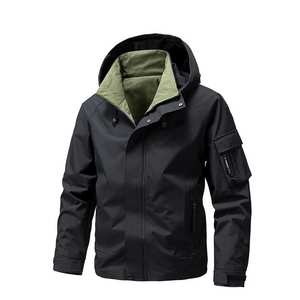 Veste de ski pour homme imperméable personnalisée 10 000 mm respirante avec capuche coupe-vent isolée pour le ski en plein air - Product Image 1