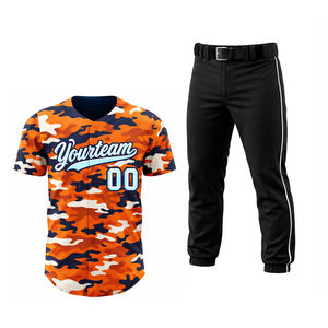 Uniforme de Béisbol Deportivo Personalizado en Color y Diseño, Uniforme de Equipo, Nueva Llegada, Venta Especial, Uniforme de Béisbol Transpirable - Product Image 1
