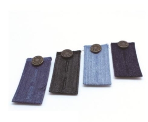 AA0239 Waist Extender Hook |Denim Waist Extender Button for Jeans and Skirt <b>Comfy</b> Metal Buttons Assorted Colors - Product Image 3