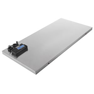 Bilancia per bestiame 700 libbre con ampia piattaforma in acciaio inossidabile (40,6x20,9 pollici) per cani e animali, bilancia veterinaria industriale - Product Image 3