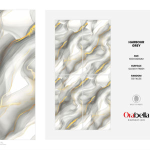 กระเบื้องพอร์ซเลนเคลือบเงาคุณภาพสูง ขนาด 600x1200 มม. ผิวขัดเงา สำหรับตกแต่งผนังและพื้นสถาปัตยกรรมสมัยใหม่ - Product Image 1