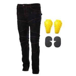 Pantalones Vaqueros de Protección Estilo Motero Hechos a Medida para Hombre, Pantalones de Motociclismo Profesionales para Carreras, Vaqueros Negros Reforzados - Product Image 5