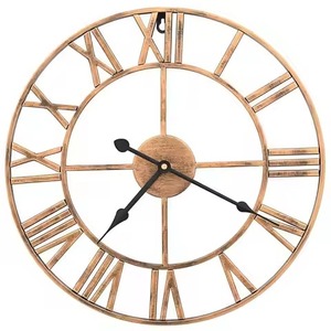 C Shape Modern Minimalist Wall Clock Abstract Geometric Design Quartz Analog Metal <b>Round</b> Silent Living Room Decor Hanging Clock - Product Image 6