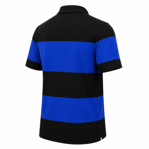 Camisa a Rayas para Hombre con Logotipo Personalizado, Estilo Chic Y2K, Manga Corta, Rayas en Bloques, Camisa a Rayas Premium de Moda para Hombre - Product Image 6