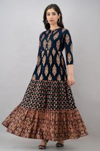 Kurti / 100% coton — vêtements ethniques pour femme, vêtement de couleur tendance, fabriqué par des imprimés indiens, kurtis, vente en gros - Product Image 6