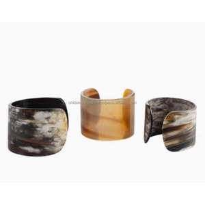 Acoplador de línea clásico RegalHorn | Conector de cuerno de búfalo tradicional con bordes de corte limpio para carpintería artesanal Premium | Exportación a granel - Product Image 2