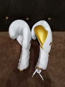 Gants de boxe Fly Superlace Premium Leather, protège-joue, protège-tête et protège-glandes, protège-couilles. - Product Image 3
