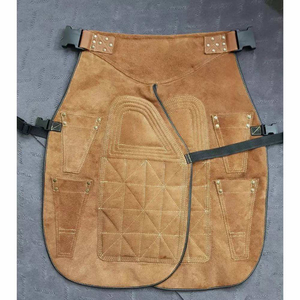 Professional Premium Farrier Half <b>Chaps</b> CE ISO-13485 Certified Durable Strength Cow Leather for Horse Shoeing Equestrian - Product Image 5