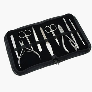 Kit de dissection professionnel haut de gamme avec manche de scalpel, lames et instruments en acier inoxydable dans un étui en cuir, certifié CE ISO - Product Image 4