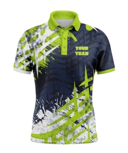 Custom OEM <b>Heat</b>-Transfer Printed Breathable Knitted Casual Solid for Shirt Wholesale Sports for Shirt Manufacturer - Product Image 1
