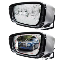 Film universel anti-pluie pour rétroviseur de voiture, anti-buée, anti-éblouissement, protection HD avec revêtement nano, autocollant imperméable pour rétroviseurs automobiles