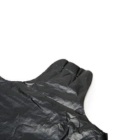 Sac de rangement transparent en PE recyclable pour t-shirts et gilets, avec longues poignées, conçu pour les aliments pour animaux de compagnie, les produits ménagers et une utilisation extérieure pratique.