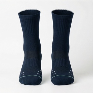 Crew Socks For Running Breathable Moisture Wicking Polyester Spandex Adult Summer Athletic Sports Socks - Product Image 1
