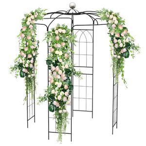 Pergola a Forma di Gabbia per Uccelli per Piante Rampicanti, Decorazione per Cerimonie Nuziali e Padiglione - Product Image 3