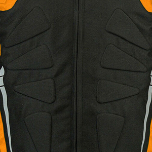 Chaqueta de Motocicleta de Manga Larga Negra y Naranja para Hombre, Resistente al Viento, para Todas las Estaciones, Ropa de Carreras - Product Image 6