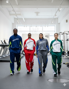 ชุดวิ่งสะท้อนแสงสำหรับผู้ชายแบบ OEM จำนวนมาก ชุดกันลมน้ำหนักเบาจากโรงงานโดยตรง ชุดไนลอนสำหรับผู้ชาย - Product Image 1