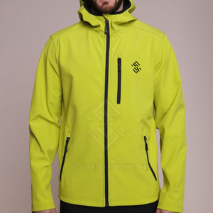 Chaqueta Softshell Casual para Hombre, Impermeable y Cortavientos, con Cuello Alto, Cierre Frontal con Cremallera y Capucha, para Uso en Exteriores en Invierno - Product Image 6