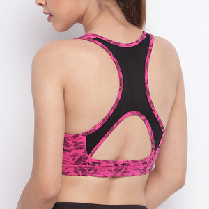 Women's 2025 Latest Design Gym Wear Custom Logo Printing Breathable High Support Seamless Sports Bra Lightweight Cheap Price - Product Image 4