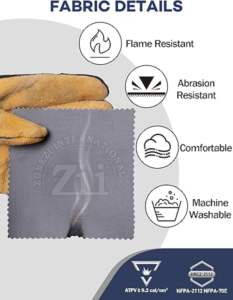 Camiseta de Seguridad FR de Manga Larga, Resistente al Calor (300C-500C), Protección Contra Vapores, Nivel A, Personalizable - Product Image 5