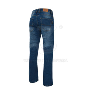 Pantalon en jean décontracté pour femme, taille haute, 100 % coton, respirant, tendance, personnalisable, prix bas, écologique, directement de l'usine - Product Image 4