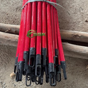 Eucalyptus Wood Broom Handles PVC Coated Broom Rods Mop Stick Making Machine Waterproof Eco-Friendly Soft Bristles 2 1 Portable - Product Image 6