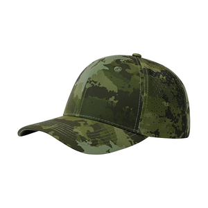 Gorra de béisbol de 5 paneles con costuras en contraste, de mezclilla bicolor, algodón, correa ajustable, unisex, vintage, lavada, transpirable, impermeable, con lazos. - Product Image 2