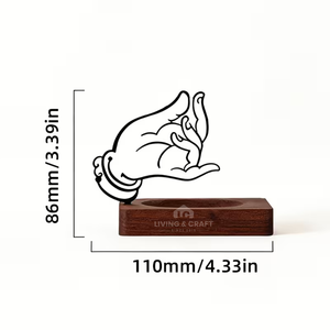 Porte-encens créatif en bois de qualité supérieure avec cendrier en métal, brûleur d'encens pour aromathérapie, décoration d'intérieur, article cadeau - Product Image 3