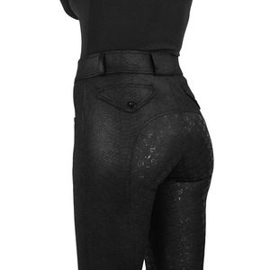 High Waisted Women Horse <b>Riding</b> Breeches Silicone Full Seat Equestrian Leggings Compression Horseback <b>Riding</b> Pants - Product Image 2