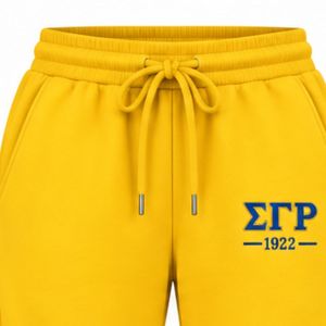 Pantalones Deportivos de Felpa Personalizados con el Logotipo de la Hermandad Sigma Gamma Rho para Mujer, Pantalones Deportivos Casuales para Fitness, Venta al Por Mayor - Product Image 3