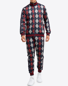 Prix de gros, tissu doux, logo personnalisé, survêtement pour homme, sublimation, impression numérique, coupe ajustée, service OEM, survêtement pour homme en sublimation - Product Image 2