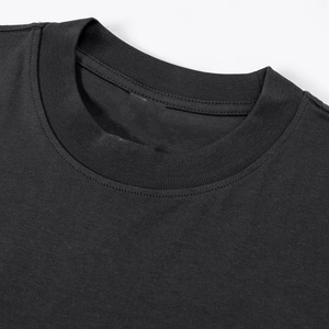 Camiseta de Manga Corta para Hombre, Color Verde Oscuro, Corte Regular, 100% Algodón Jersey, Cuello Redondo, Color Sólido, Estilo Casual - Product Image 3