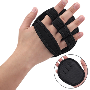 Protège-poignets pour haltérophilie – Poignées de gym rembourrées en caoutchouc pour levée de charges lourdes, protection des paumes pour la musculation et la force athlétique - Product Image 5