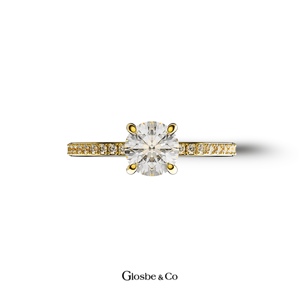 Anillo de Lujo de Nuevo Diseño, Oro Sólido de 18K, Diamante Natural para Mujer, 4.5 Ly F/IF, Certificado, Color D, para Uso Diario, Joyería al por Mayor - Product Image 5