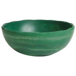 Tazón de Resina Verde Brillante Pulido, Forma Elegante, Hecho a Mano, Ecológico, Apto para Lavavajillas, Vajilla para Fiestas, Bodas, Cocina y Comedor - Product Image 1
