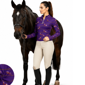 Chaleco Ecuestre Profesional de Compresión de Algodón Personalizado para Mujer, Estilo Western, Sin Mangas, con Cremallera, Cintura Alta, Ajuste Ceñido, Logotipo Personalizado - Product Image 5