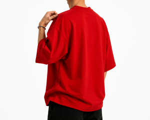 T-shirt décontracté pour homme Dumela, coupe classique, manches courtes, col rond, tricot uni, 100% coton, anti-boulochage, respirant, 180g - Product Image 5