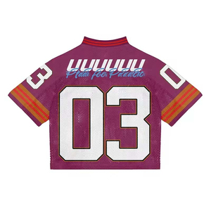 T-shirt ample à col en V pour homme, impression de logo personnalisée, maillot de foot en jersey mesh, uniforme de foot, t-shirts pour homme - Product Image 2
